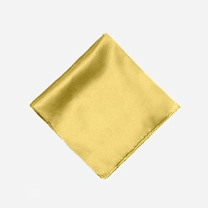 plain color gold satin handkerchief silk pocket squares wholesale men handkerchief SPS005