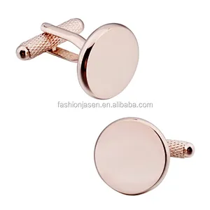 Custom Cufflinks Golden Luxury Cuff Links or Tie Clips Mens Jewelry Men's Brass Steel Plating Gift Box