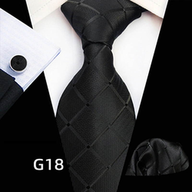 custom high quality neck tie polyester ties men wih logo tie box