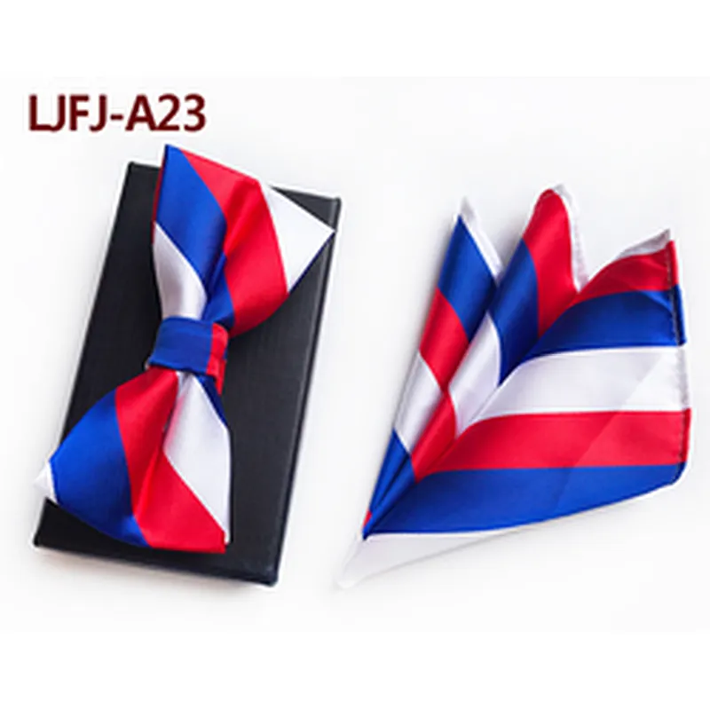Paisley Men Bow Tie Sets Handkerchief Set Custom Pocket Squares for Men Casual Mens Bow Ties and Hanky Sets