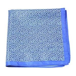 silk pocket square handkerchief flower hanky hand embroidery DPS5414