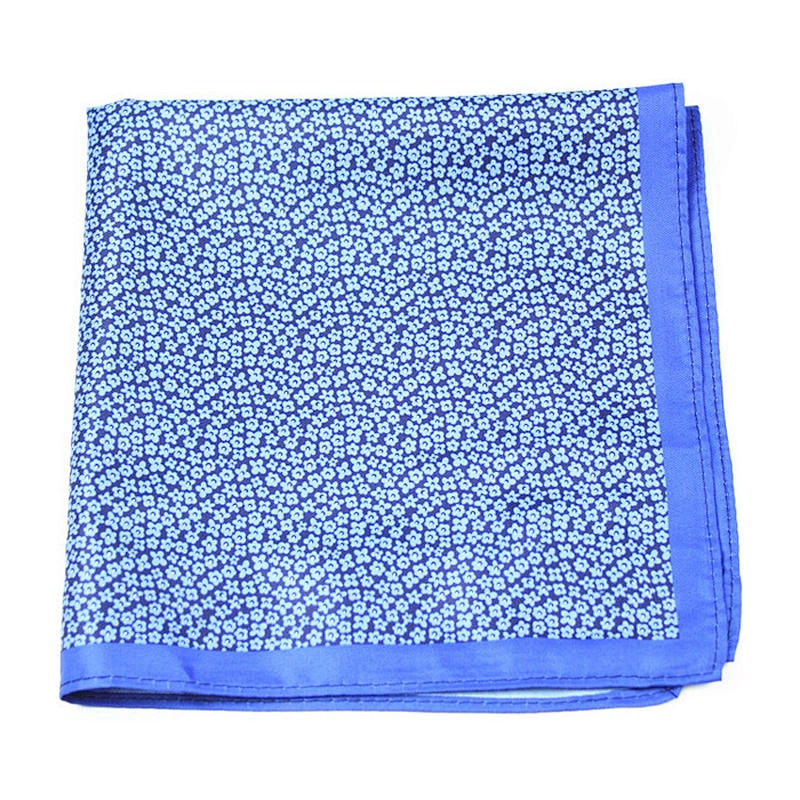 silk pocket square handkerchief flower hanky hand embroidery DPS5414