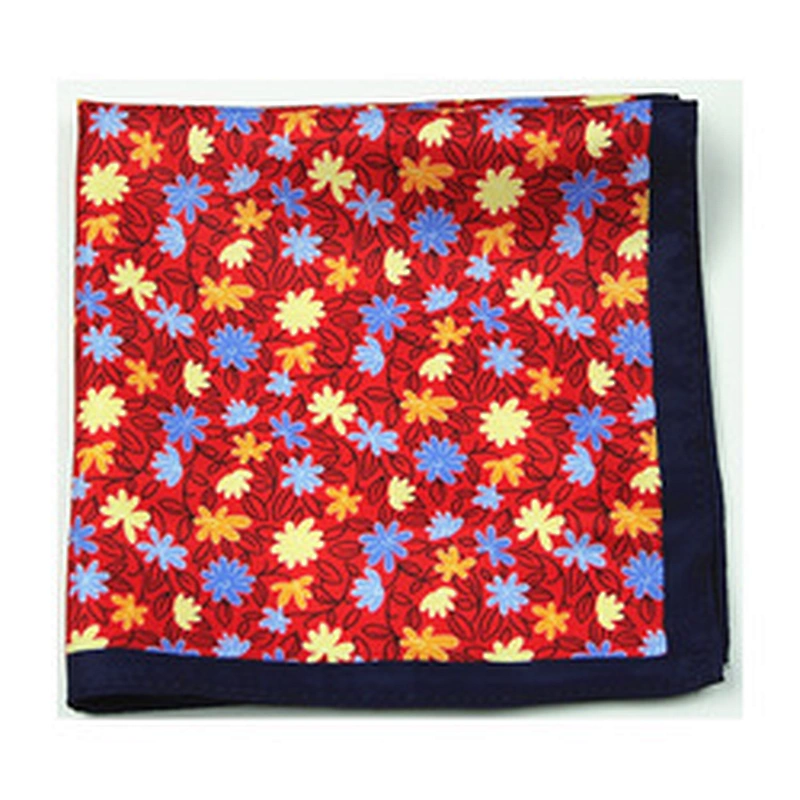 linen pocket square holder custom handkerchief silk fabric for men