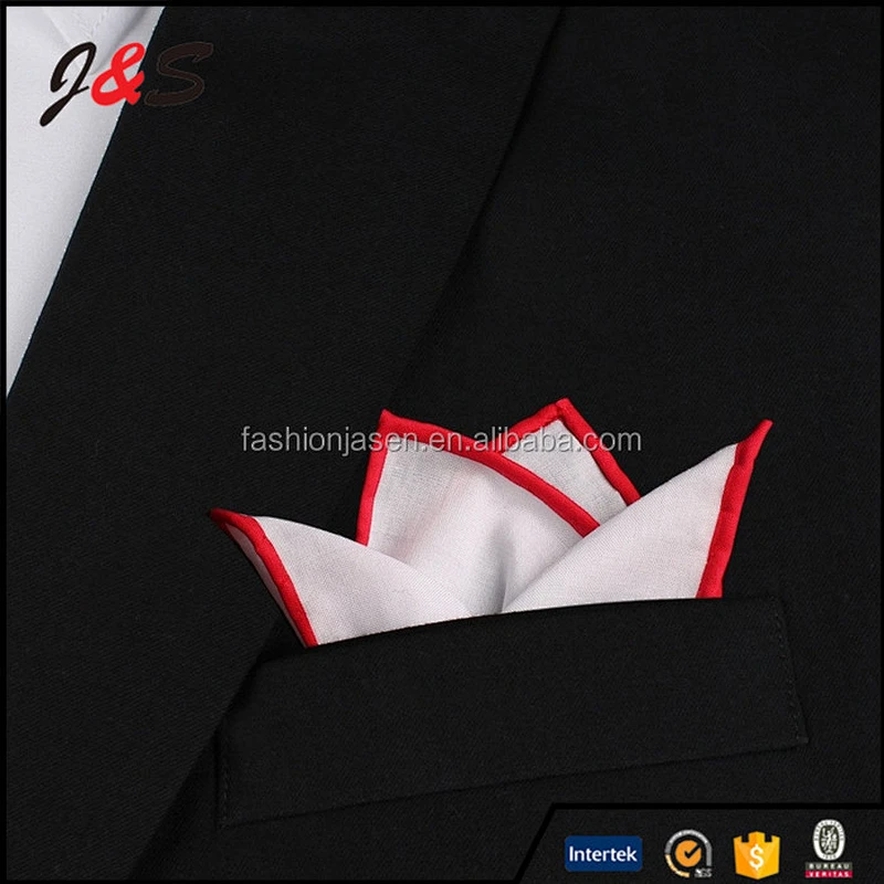 newest mens 100% white cotton handkerchiefs