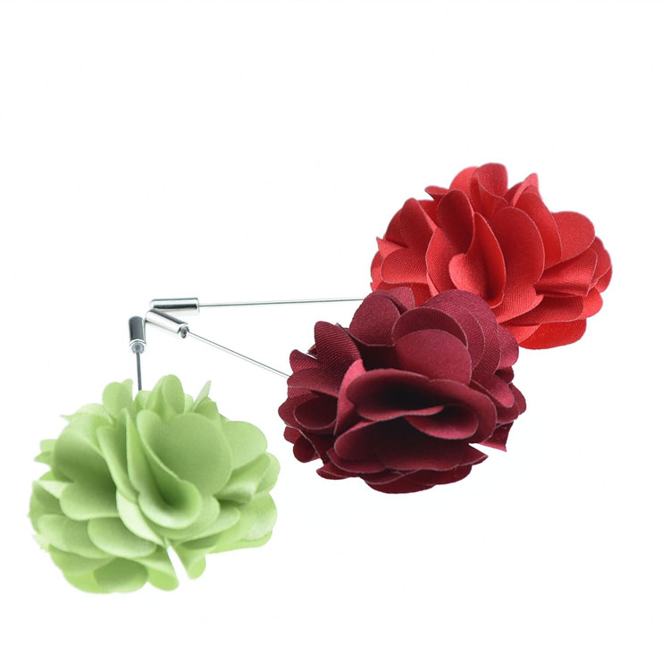 custom corsage flower lapel pin fashion womens brooch flower pin wholesale boutonniere flower wedding corsage