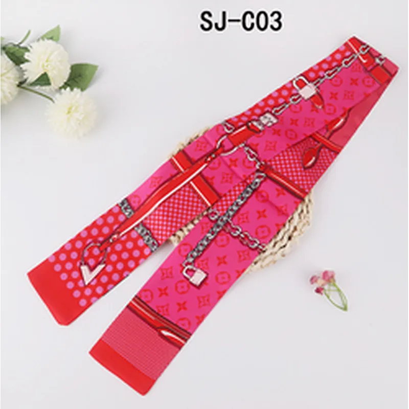 Custom Personalized Satin Hair Scarf Fresh Foulard Pour Femm Voil Custom Logo Other Scarves & Shawls