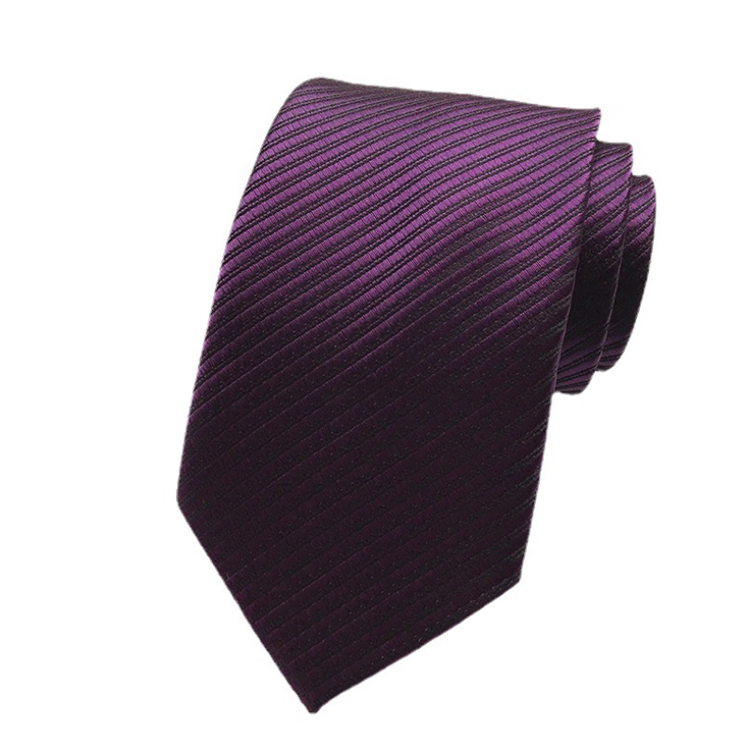 Simple Solid Twill Corbatas Hombres Luxury Ties Men Custom Logo Jacquard Woven Custom Neckties Men