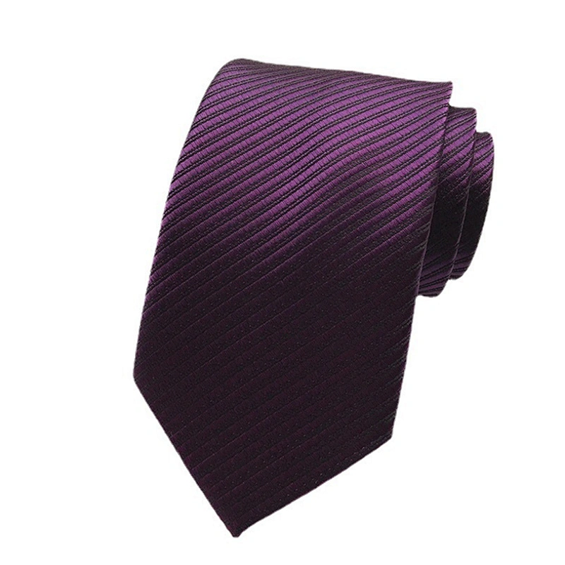 Simple Solid Twill Corbatas Hombres Luxury Ties Men Custom Logo Jacquard Woven Custom Neckties Men