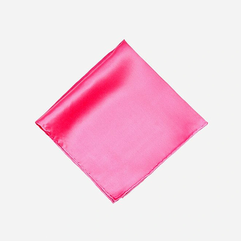 plain color gold satin handkerchief silk pocket squares wholesale men handkerchief SPS005