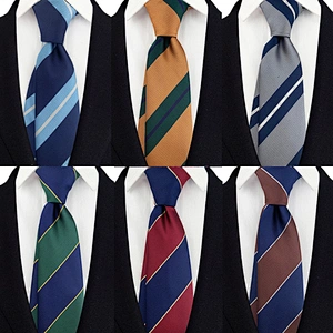 Wholesale classical Stripe Men Ties Custom Necktie Luxury Mens Polyester Ties