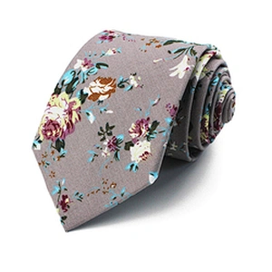 Chinese Classical Style Neck Ties For Men Casual Floral Ties Men Set Cotton Ties Men Necktie Set Gift Box