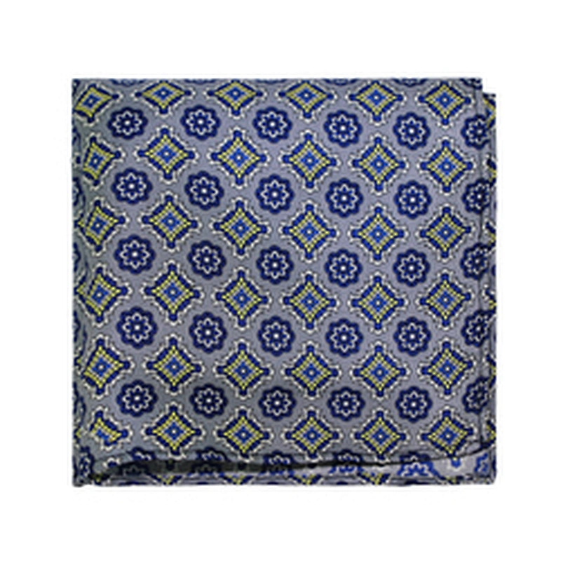 100% Silk Men's Printing Pocket Squares Handkerchief Business Gift