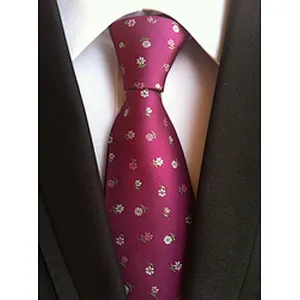 Wholesale Silk Neckties Men Luxury Paisley Silk Ties Jacquard Woven Polyester Cravate Homme