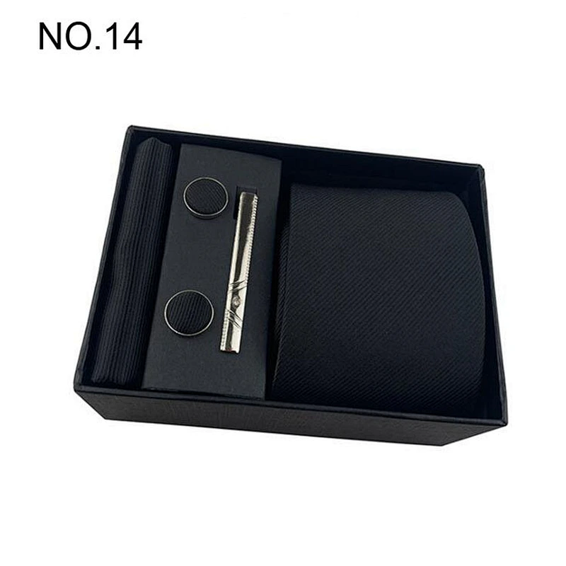 Fashion Mens Custom Business Cufflinks And Ties Gift Set