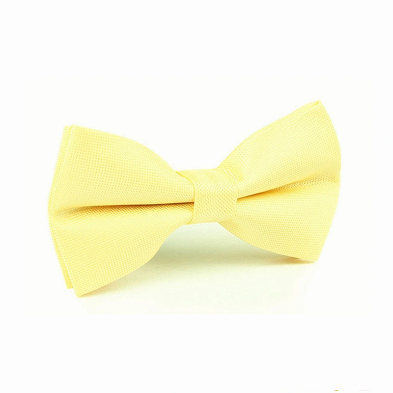 cheap price boys decoration self-tie bow tie silver