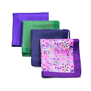 New Arrival Gentlemen Polyester Handkerchief Mens Tie and Pocket Square Set