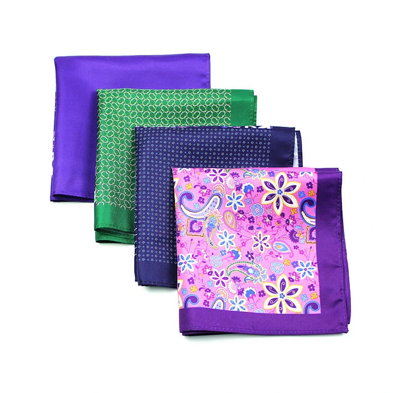 New Arrival Gentlemen Polyester Handkerchief Mens Tie and Pocket Square Set