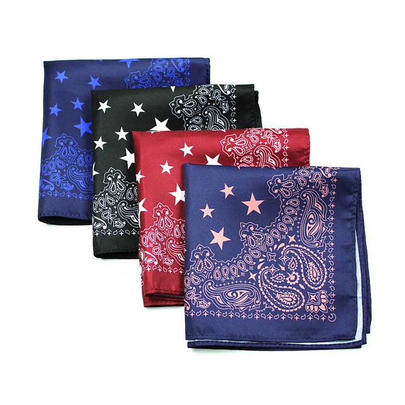 latest style 100% silk men pocket square