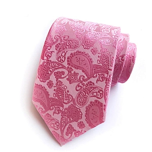 Fashion Cravate Pour Homme Polyester Paisley Neck Ties For Men Custom Neckties Men Jacquard Woven