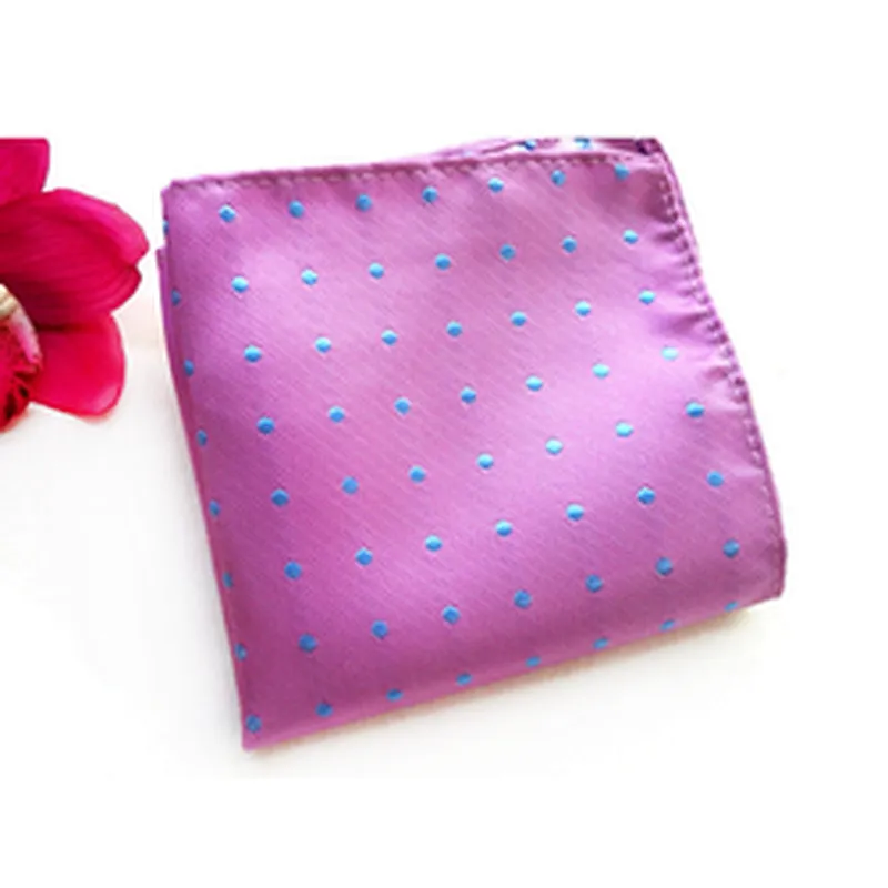 Luxury Einstecktuch panoletas Enbroidered Hanky Customised Pocket Square Dot Men's Handkerchief In Gift Box