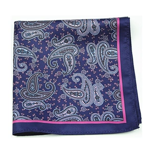 BEST SELLER Colorful Pocket Square Fancy Handkerchiefs for Father and Son 100% Silk Men Custom Logo Printed