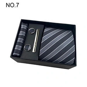 Fashion Mens Custom Business Cufflinks And Ties Gift Set