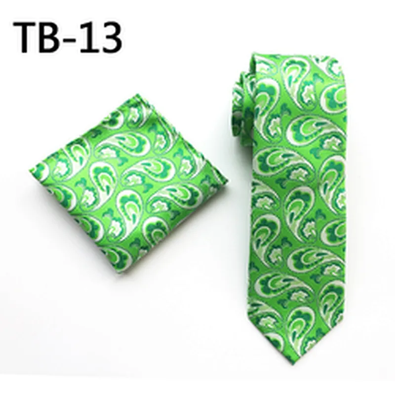 Casual Floral Neckties with Pocket Square Grid Ensemble Cravate Mouchoirs Custom Men Ties and Hanky Set