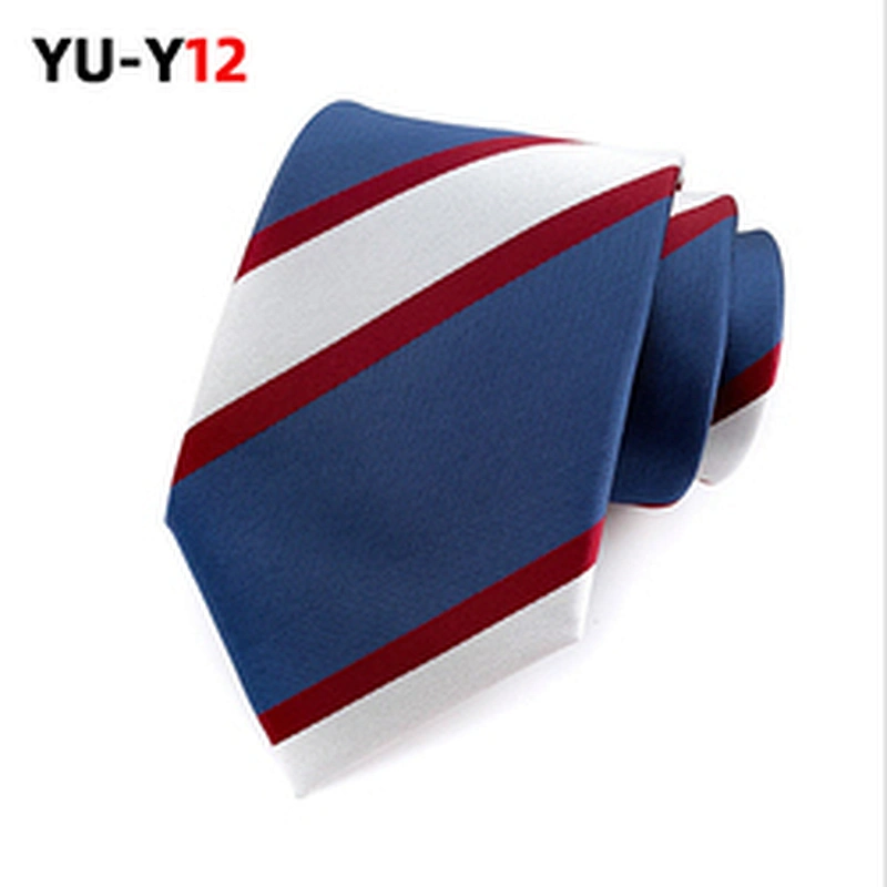 Wholesale classical Stripe Men Ties Custom Necktie Luxury Mens Polyester Ties