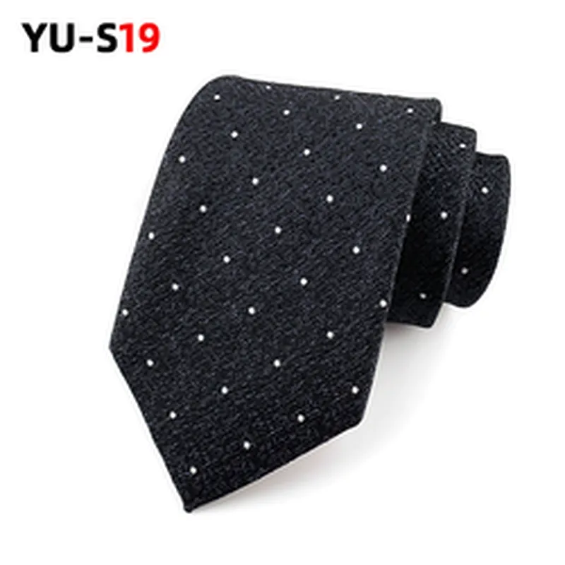 Custom Necktie Mens Fashionable Jacquard Dot Corbatas Hombres Wholesale Casual Cravate pour homme