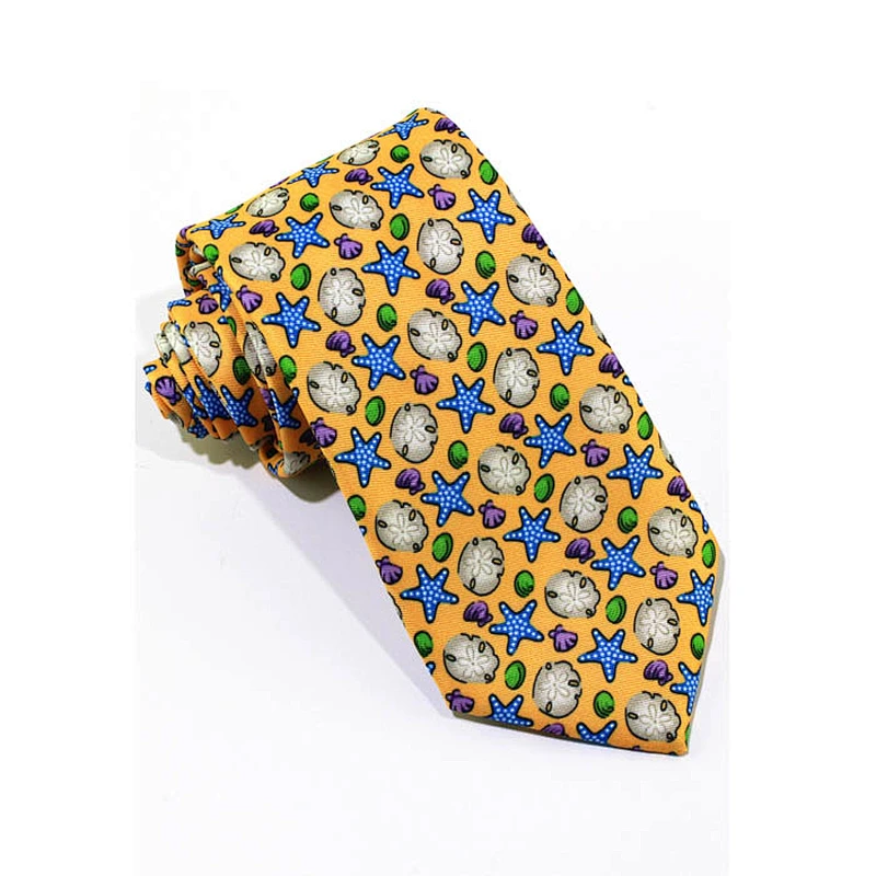 Custom Digital Printed  Mens 100% Silk Print Neck Tie