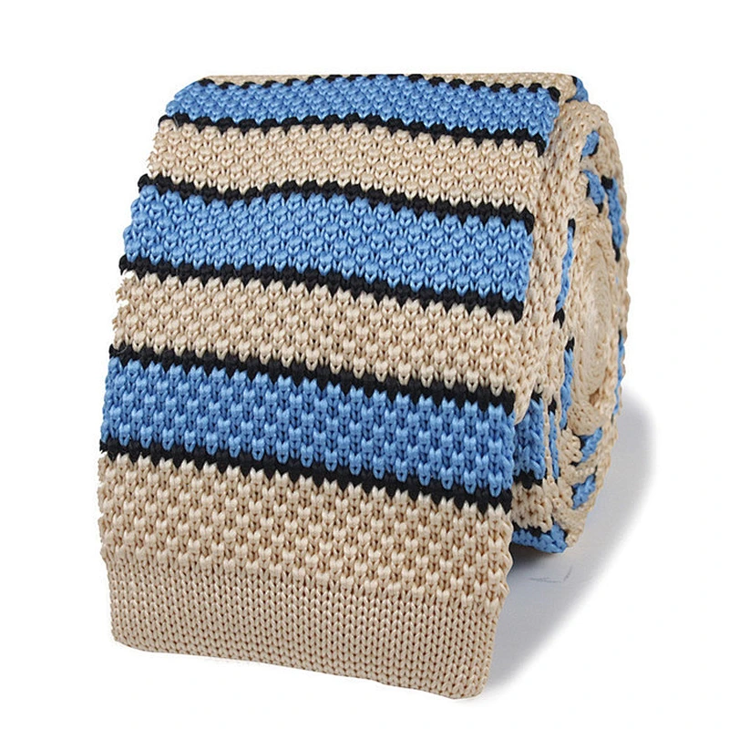 Wholesale High Quality 100%silk Knitted Tie 100% Silk Party