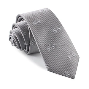 Neckwear Necktie Woven Tie Latest Hot Sale Wholesale Skinny 100% Silk Customer Normal