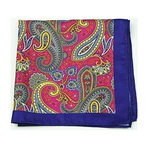 silk material mens female soft fancy pocket square