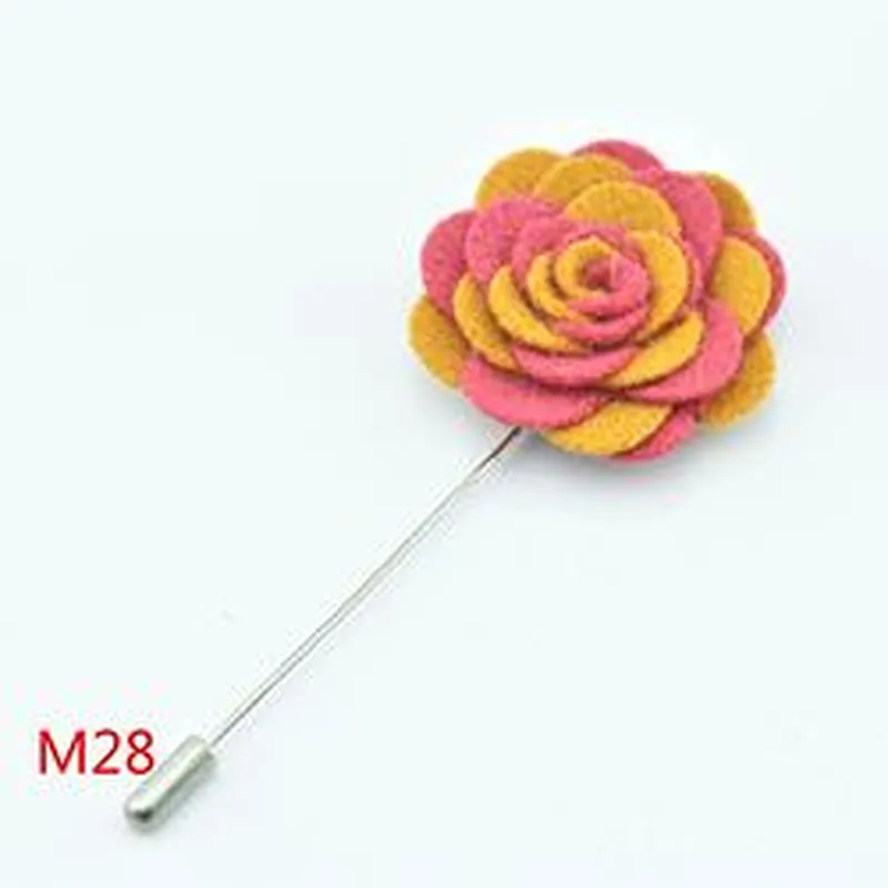 Designer Brooch Popular Brands Fashionable Wedding Corsage Flower Lapel Pins Mens Suit Custom