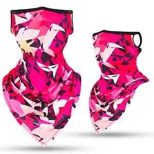 Spring And Summer Multifunctional Ice Silk Sunscreen Riding Outdoor Dustproof And Haze Covering Face Ear Hanging Scarf