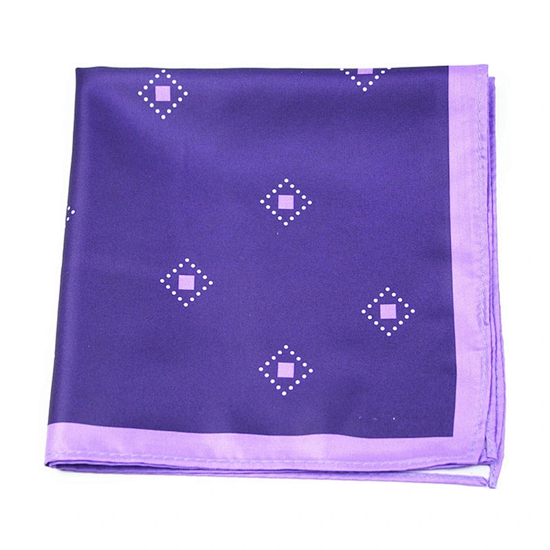 pocket square manufacturer popular handkerchief checks silk DPS5423C