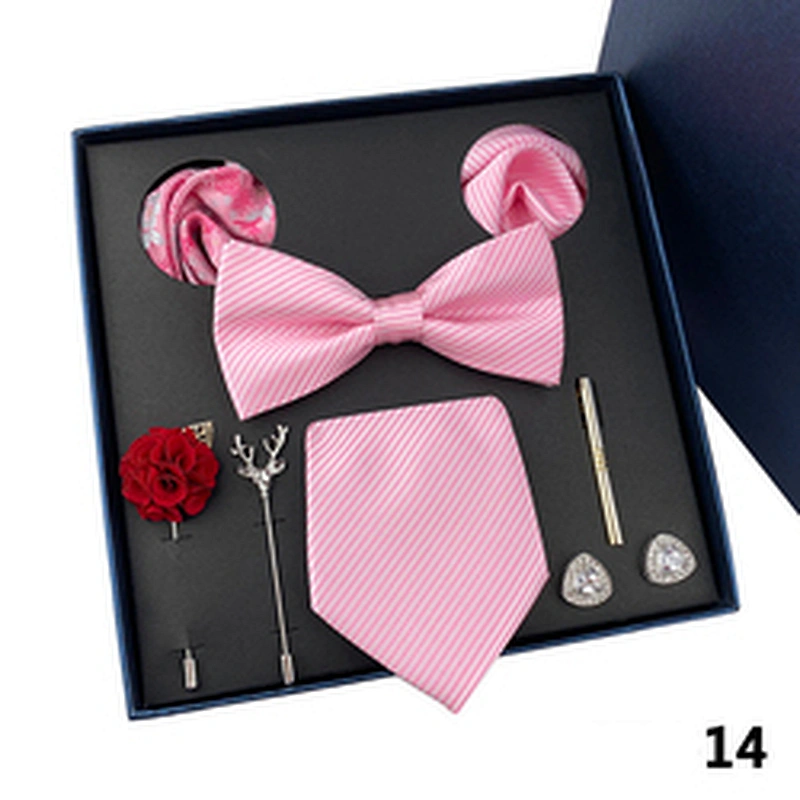 Custom Silk Tie Normal Corbata Hombre Jacquard Cravate En Soie Mens Ties Silk Box Set