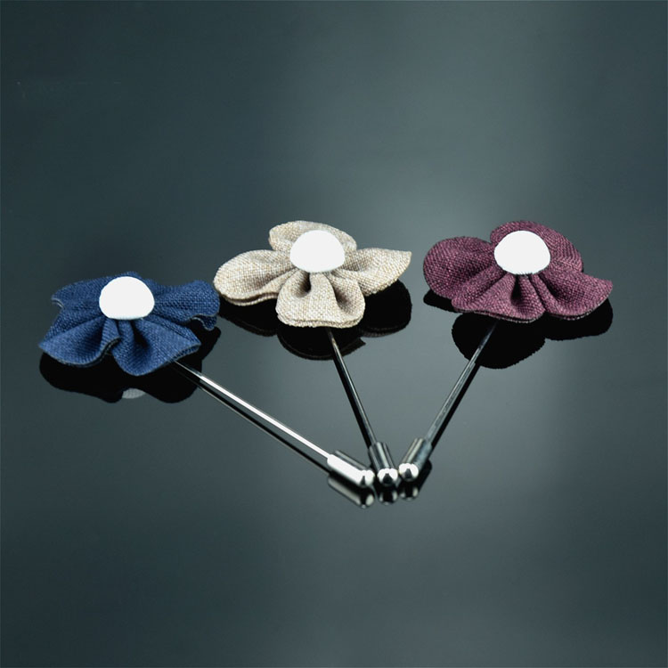 brooch lapel pin custom luxury groom boutonniere wedding wholesale flower lapel pins mens suit