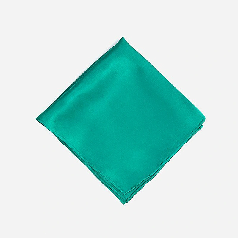 plain color gold satin handkerchief silk pocket squares wholesale men handkerchief SPS005
