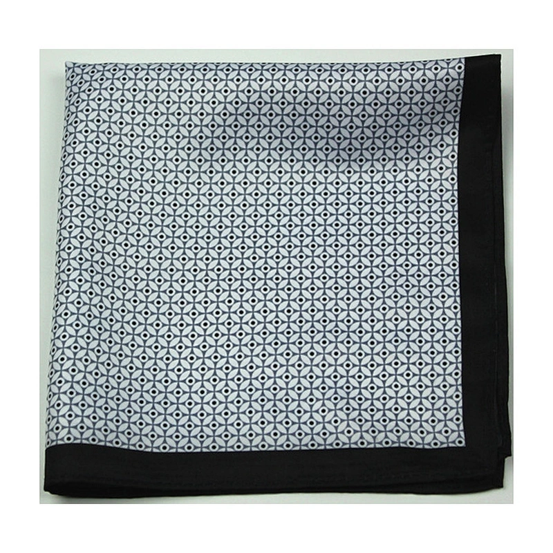 pocket square manufacturer popular handkerchief checks silk DPS5423C