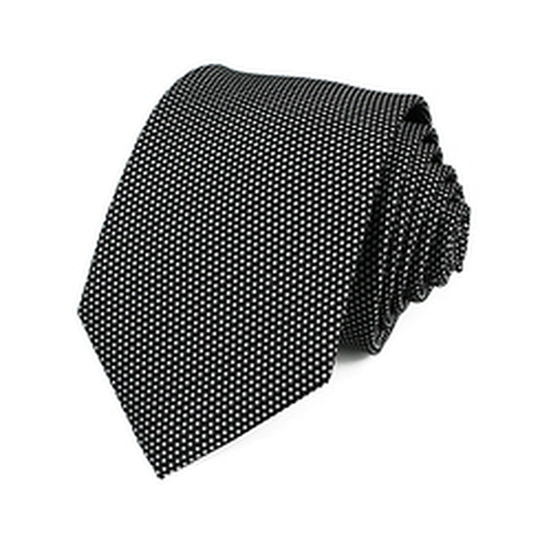 Custom Cravate homme Sublimation Necktie Silk Jacquard Woven Wholesale Dot Neck Ties For Men