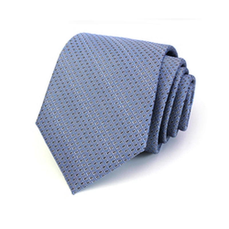 Ties Men Custom Logo Casual Neck Ties School Cravate Homme Polyester Checked Stripe Neck Ties For Men