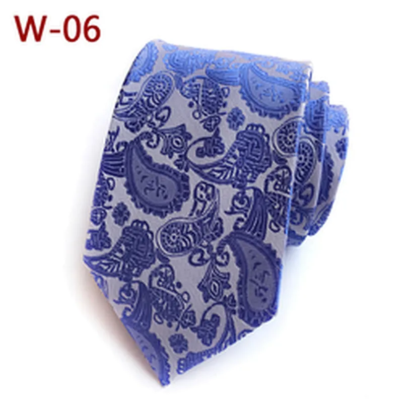 Casual Cravate Pour Homme Polyester Paisley Neck Ties For Men Custom Neckties Men Jacquard Woven