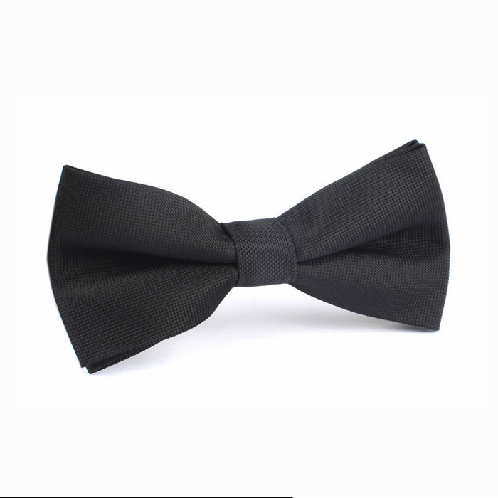 high quality cheap classic black self tied bow ties