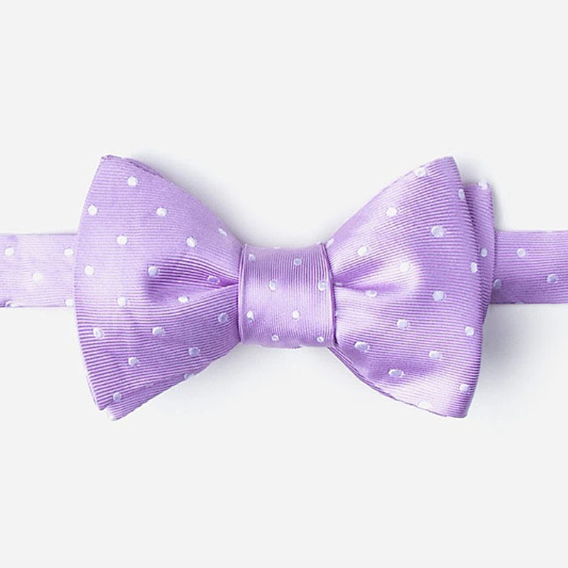 fashion colorful school uniform dot style bow ties for girls
