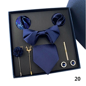 Custom Silk Tie Normal Corbata Hombre Jacquard Cravate En Soie Mens Ties Silk Box Set