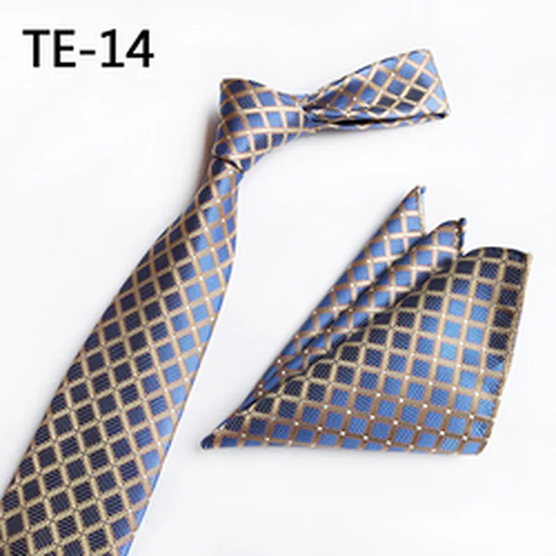 Fashion Men Ties and Hanky Set Custom Paisley Neckties with Pocket Square Casual Ensemble Cravate Mouchoirs