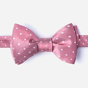 fashion colorful school uniform dot style bow ties for girls