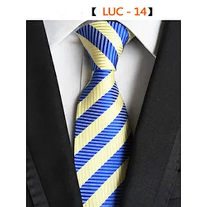 Luxury Stripe Ties For Men Italian Custom Neckties Men With Logo Cravate Homme Set Gift Box