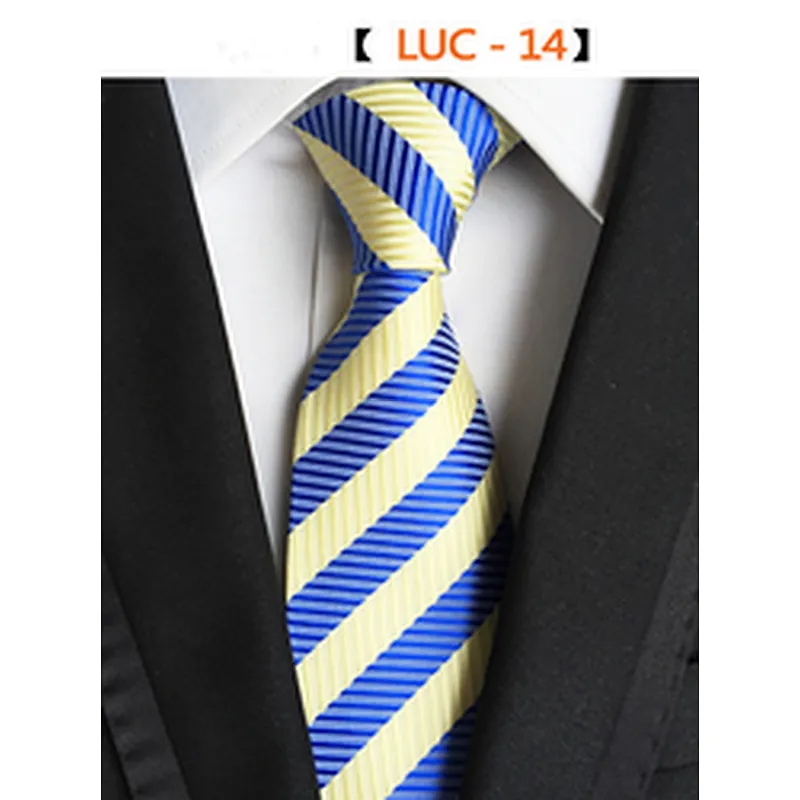 Luxury Stripe Ties For Men Italian Custom Neckties Men With Logo Cravate Homme Set Gift Box